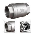thumbnail image 1 of Stainless Steel Vertical Check Valve H12 Water Pump Water Pipe One-Way Valve, 1 of 5