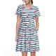 thumbnail image 1 of Easygdp Clown Fish para Vestido Transpirable de Mujer, Vestido Suelto de Manga Corta con Pliegues y Bolsillos para el Verano, 1 of 6