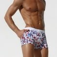 thumbnail image 3 of XBASW Men's Swim Trunks Beach Swim Shorts Quick Dry Swimwear with Zipper Pockets S-XXL, 3 of 12