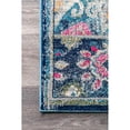 thumbnail image 3 of nuLOOM Kiyoko Vintage Floral Area Rug, 5 x 7 5", Turquoise, 3 of 3