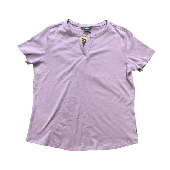 Eddie Bauer Women's Short Sleeve V Neck Tee (Dusk, XS)