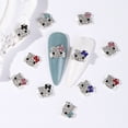 thumbnail image 4 of 60/30/10PCS Hello Kitty 3D Nail Charms Alloy Full Diamond Jewelry Nail Rhinestone Charms Crystal Nail Manicure Cartoon tzw, 4 of 7