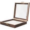 thumbnail image 2 of MasteelfCA Wooden Specimen Display Case Protective Specimen Storage Box with EVA Pad, 2 of 9