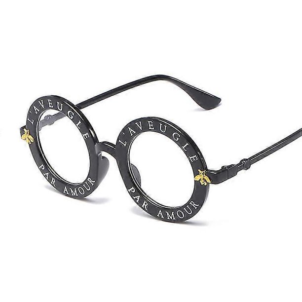 2020 New Fashion Round Frame Sunglasses Woman Vintage Sun Glasses Female Bee Design Brand Designer Uv400
