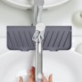 thumbnail image 4 of Alfombrilla de silicona antideslizante para fregadero de cocina, protector de encimera para secar agua Gris, 4 of 9