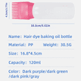 thumbnail image 4 of 160ML Pink Silicone Hair Dye Applicator Bottle - Professional Salon & Home Hair Coloring Tool for Root Touch-Ups, Precise Dye Application & Scalp Care Treatments, Includes Massage Applicator for, 4 of 6