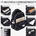 thumbnail image 3 of Soda Candy Girls Backpack Set 3pcs Coquette Bow School Bookbag for Kids Cute Kawaii Printed Book Bag with Lunch Bag Pencil Pouch, 3 of 7