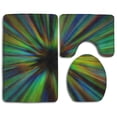 thumbnail image 1 of ABPHQTO Tunnel Way Infinito Colorido Juego de alfombras de baño de 3 piezas Alfombra de baño Alfombra de contorno y tapa de inodoro ABPHQTO Cont-CHAPPLE-20950, 1 of 2