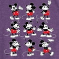 thumbnail image 3 of Mickey & Friends - Mickey Poses Grid - Toddler And Youth Girls Short Sleeve Graphic T-Shirt, 3 of 5