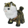 thumbnail image 2 of Juguete de peluche para que camina, simulación electrónica, mascota ligera y animada, juguete de peluche para fiesta, regalo de cumpleaños para marrón, 2 of 9