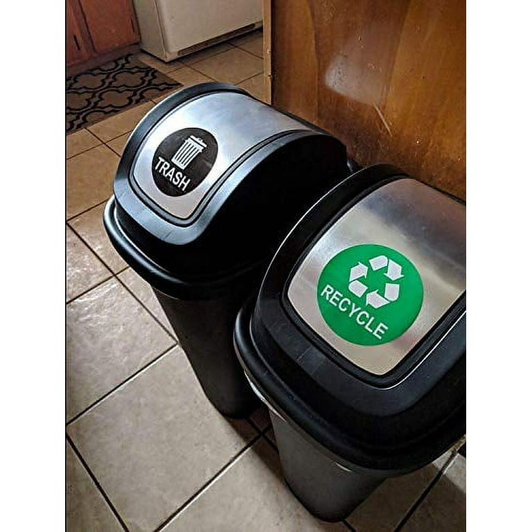 Separate Recycling Waste Waterproof Bins for Kitchen Office in
