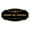 Black Gold, variant on Victorian Sorry No Checks Sign (Ivory/Dark Brown) - Small 3" X 6"