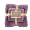 thumbnail image 2 of WJHWSX Bath Towels Set Of 2,Oversize Bath Towels Clearance,Absorbent,Solid,Rectangular,polyester,G, 2 of 2