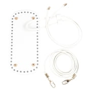 Kloware Bag Knitting Set Shoulder Strap Crochet Bag Handmade for Purse Making White