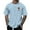 A1 Sky Blue, variant on snilers Mens T Shirt Short Sleeve Crew Neck Tee Tops Summer Beach Classic Fitted Blouse Tropical Printed Shirts