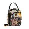 thumbnail image 7 of FORMRS Crossbody Bag for Women Quilted Travel Shoulder Cell Phone Purse with Chain Strap Handbag, Skeleton with Sun, 7 of 7