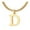 D, variant on GHSOHS Necklaces for Women Fashion Heart Necklace Choker Jewelry Chain Necklaces Gold Plated Initial Necklace 26 Letter A-Z Monogram Pendant Necklace Name Choker Necklaces Clavicle Chain J