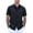 Black, variant on Men's Lightweight Breathable Short Sleeve Shirt, 100% Polyester, Easy-Care Wrinkle-Resistant for Daily Casual and Office Wear