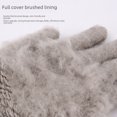 thumbnail image 3 of Guantes de pantalla táctil para hombre, guantes de invierno cálidos, acolchados y engrosados, guantes de punto jacquard, 3 of 5