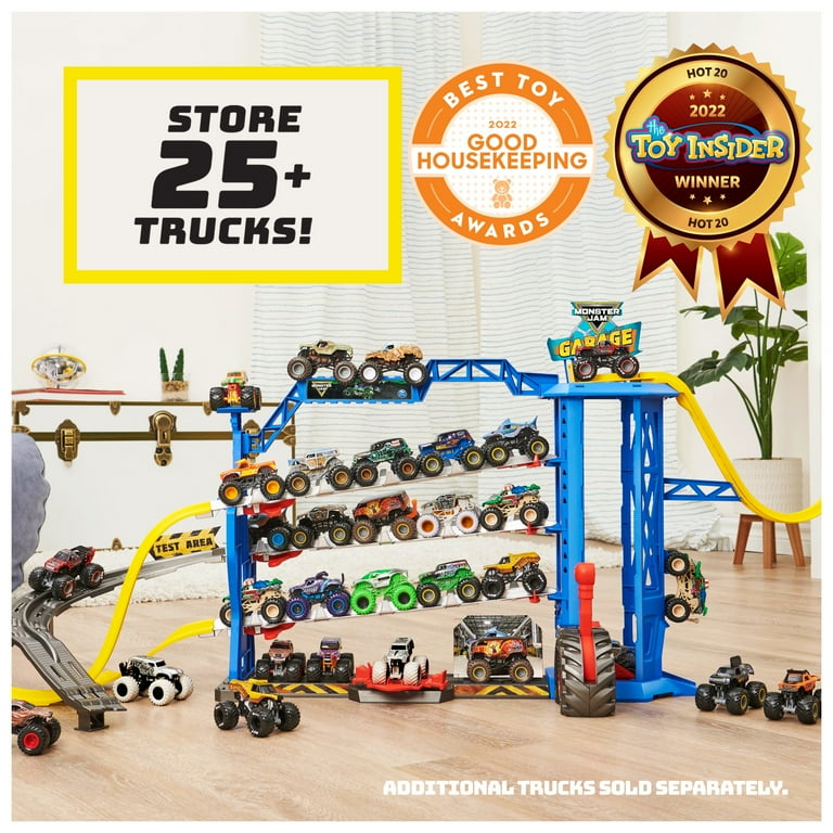 Monster Jam Garage Playset Storage