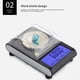 thumbnail image 5 of Báscula Electrónica Digital de Precisión de 0,001 G, 50 G X 0,001 G, Pantalla Táctil LCD, USB, para Joyería, con Bandeja para Contar Peso en Laboratorio., 5 of 10