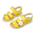 thumbnail image 7 of Quealent Toddler Girls Sandals Little Girls Kids Shoes Girls Sandals Toddler Yellow for Size 12.5, 7 of 7
