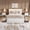 Beige, variant on Full Size LED Bed Frame with 4 Drawers, Upholstered Adjustable Diamond Headboard, Wooden Slat Support, No Box Spring Required, PU Black