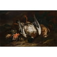 thumbnail image 2 of Bernaert de Birdt 24x17 Gold Ornate Framed and Double Matted Museum Art Print Titled - Slaughtered Birds (1663-1722), 2 of 4