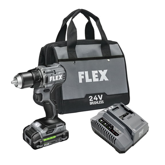 Flex Flex 1/2" 2 Speed Compact Drill Driver Kit