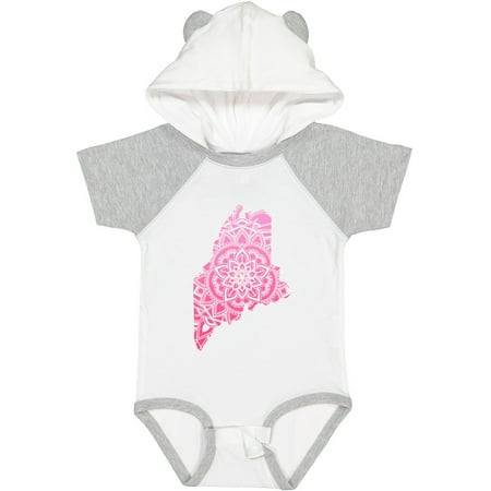 

Inktastic Maine Silhouette Mandala Gift Baby Boy or Baby Girl Bodysuit