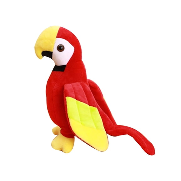 Raindrops Red Plush Bird Toy for Kids Party and Decoration 1PC