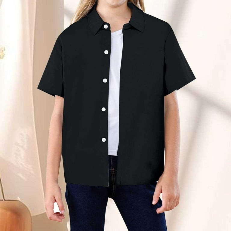 Little Boys' Button Down Shirts Black Shirt for Boys Dress Shirt Boys Formal Shirt School Shirts 6-7 Years - Walmart.com Little Boys' Button Down Shirts Black Shirt for Boys Dress Shirt Boys Formal Shirt School Shirts 6-7 Years - Walmart.com