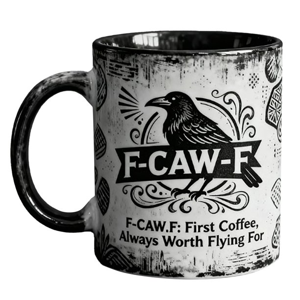 Taza de café de cerámica con diseño de pollo y platillo. Taza única con temática animal para amantes de las aves y coleccionistas. Idea para cocinas rústicas.