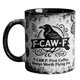 thumbnail image 1 of Taza de café de cerámica con diseño de pollo y platillo. Taza única con temática animal para amantes de las aves y coleccionistas. Idea para cocinas rústicas., 1 of 6