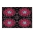 thumbnail image 1 of Purple Mandala Cutting Board, Vintage Psychedelic Ornamental Cosmos Essence Image, Decorative Tempered Glass Cutting and Serving Board, Small Size, Maroon Hot Pink, by Ambesonne, 1 of 1