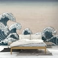 thumbnail image 2 of Idea4wall 6pcs Kobe River Japanese Style Stick Wallpaper Removable Wall Murals Large Wall Stickers for Home Decoration, 100"x144", 2 of 5