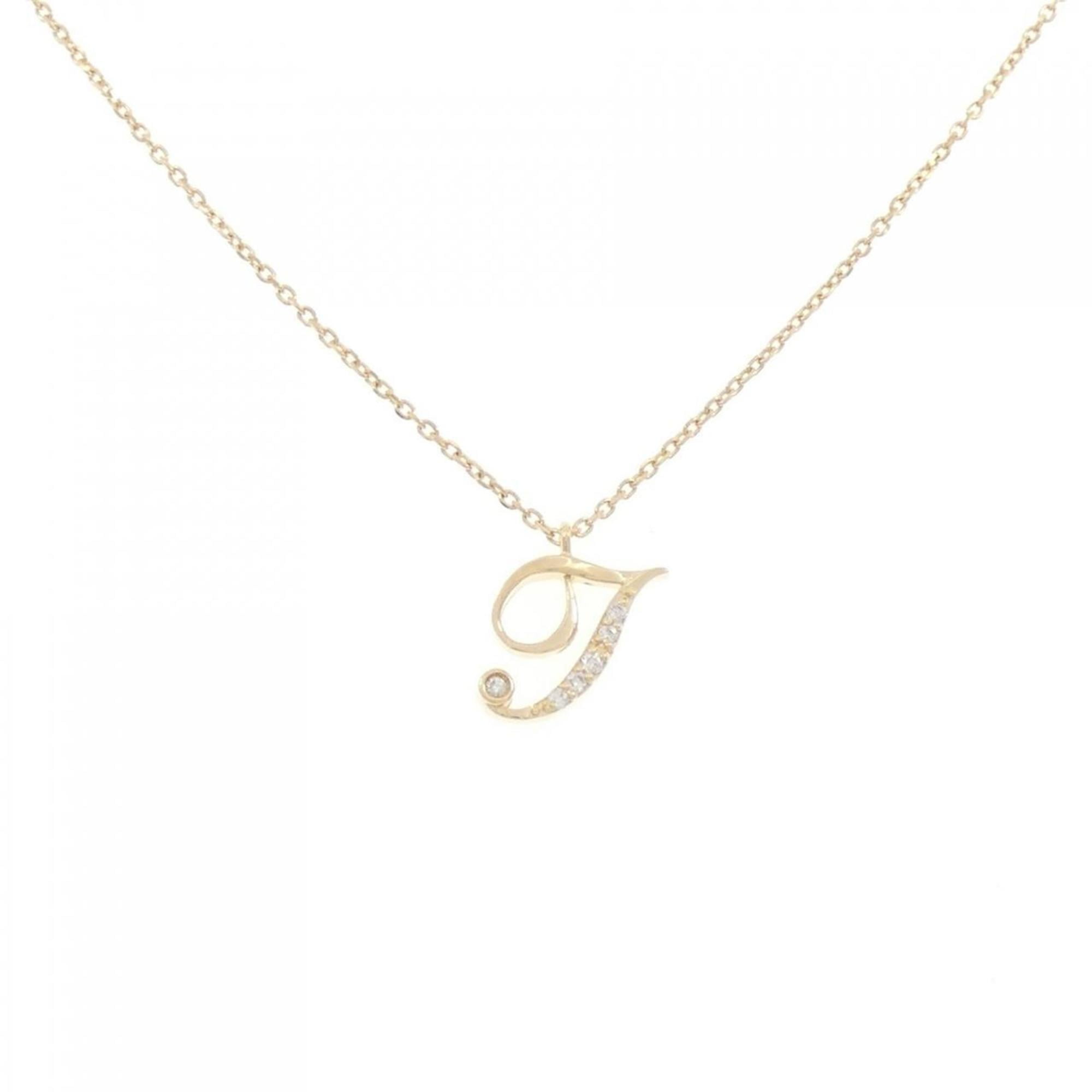 Pre-Owned Vendome Initial Diamond Necklace (Good)