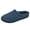 Blue, variant on Men's House Slippers Polar Fleece Memory Foam Anti-Skid Indoor Outdoor Slip On Clog Shoes Grey, Size 9-10