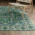 thumbnail image 5 of Oriental Weavers Meridian 2808G - Machine Woven Area Rug - 8'6" x 13' - in Blue/ Green - Traditional Style Patio, Deck, Porch, Mud Room Rug, 5 of 9