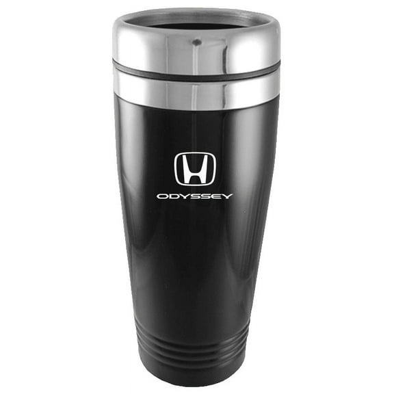 Honda Odyssey Black 16oz Stainless Steel Tumbler Travel Mug Official Licensed