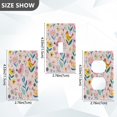 thumbnail image 4 of Switch Panel Switch Decoration 2.76x4.53x0.28 Inches Duplex Outlets Switch Plate Wall Plates Living Room Kitchen Bedroom Study Switches Pink Bird Cartoon, 4 of 8