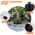 thumbnail image 3 of AEVXKHI 2 Sets Energy Efficient Solar Power Water Fountain Pump, PET Solar Bird Bath Fountain Pump, with 7 Nozzles and 3 Fixed Rod for Garden, 3 of 10