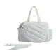 thumbnail image 1 of Bolsa de tenis para mujer, ligera, impermeable, con compartimento para zapatos gris, 1 of 8