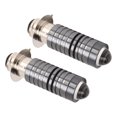 thumbnail image 3 of Par de bombillas LED P15D de 10 a 60 V, 2000 lm, 20 W, IP67, resistente al agua, para faros delanteros de motocicleta, para camión, furgoneta, SUV, ATV, luz amarilla y blanca, 3 of 5