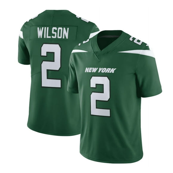 Men's New York Jets Football Jersey WILSON 17# RODGERS 8# GARDNER 1# Adult Sport Jersey