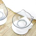 thumbnail image 4 of 15 Degree Height Cat Food Bowl Food And Water, Dog Bowl, Clear Plastic Bowl With Stand, Anti-vomit Cat Bowl Play Pet Tailored Bowl, 4 of 5