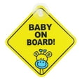 thumbnail image 3 of Car Sticker Baby ON BOARD WARNING SAFETY SIGN Sticker Decal with Sucker for Car Vehicle Window Sticker Car Accessories Styling, Style 3, 3 of 3