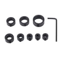 thumbnail image 2 of Drill Bit Depth Stop Collar, Drilling Limit Ring 3 To 16mm 8 Pcs Secure Locking  for Woodworking, 2 of 7