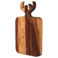 thumbnail image 2 of Solid Wood Cutting Board with Reindeer Handle Design, 6 *14 inch Wooden Chopping Board, Decorative Wooden Serving Board for Kitchen and Dining Room, Durable Butcher Block for Fruits Vegetables Meats, 2 of 9