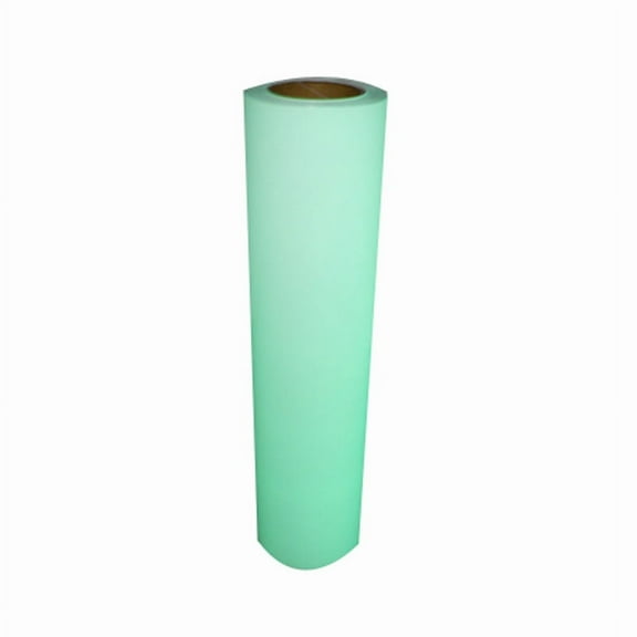 INTSUPERMAI 1yard PU Vinyl Glow in The Dark for T-Shirts Heat Press Transfer Printing Craft
